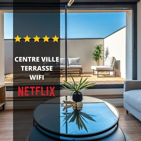 Downtown Rooftop - Centre Ville - Wifi - Terrasse - Netflix Amiens Exterior foto