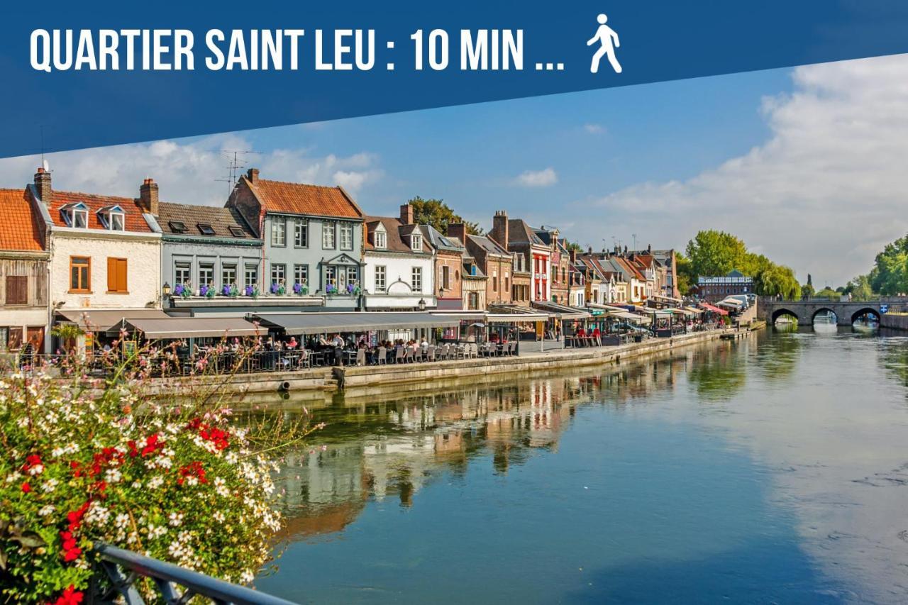 Downtown Rooftop - Centre Ville - Wifi - Terrasse - Netflix Amiens Exterior foto