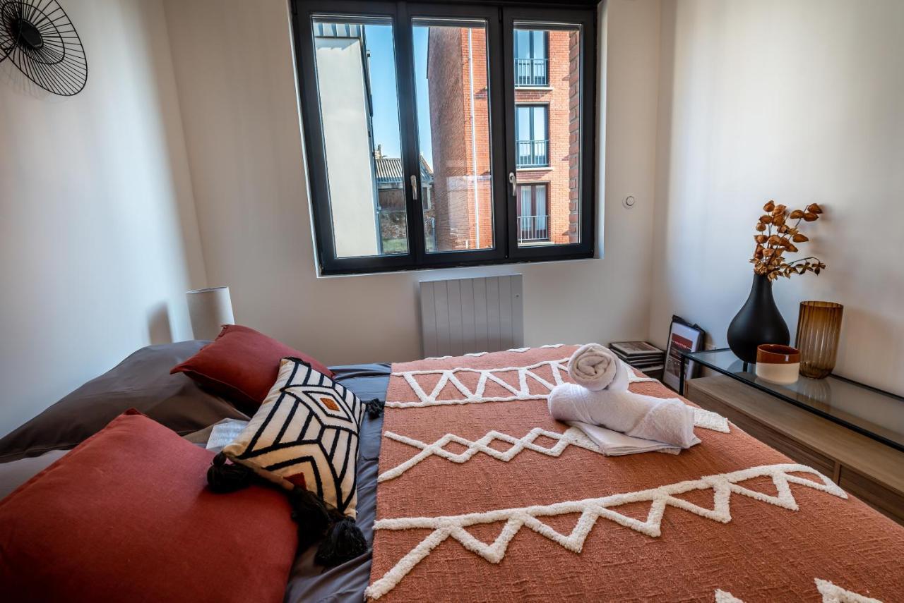 Downtown Rooftop - Centre Ville - Wifi - Terrasse - Netflix Amiens Exterior foto